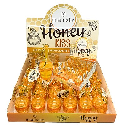 Lip Gloss Honey Kiss Mia Make 574 - Box c/ 36 unid