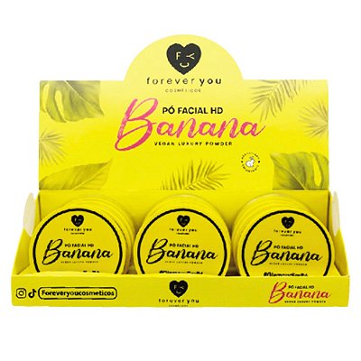 Pó Facial Banana HD Forever You FY016 - Box c/ 12 unid