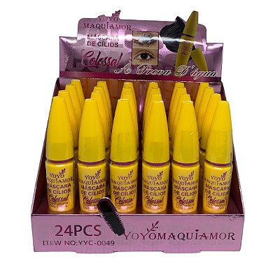 Máscara de Cílios Colossal Yoyo Maquiamor YYC-0049 - Box c/ 24 unid