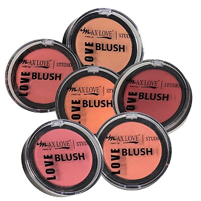 Blush Powder Cor 106 ao 111 Max Love - Kit c/ 06 unid