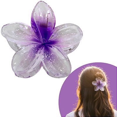 Presilha para Cabelo Flor Grande