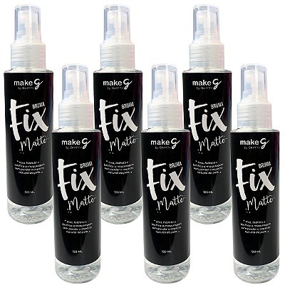 Bruma Fixadora Fix Matte Griffty Makeup - Kit c/ 06 unid