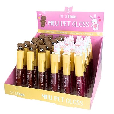 Gloss Labial Meu Pet Gloss Mia Teen Mia Make 528 - Box c/ 36 unid