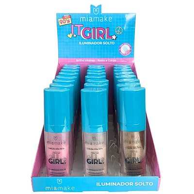 Iluminador Solto It Girl Mia Make 490 - Box c/ 24 unid