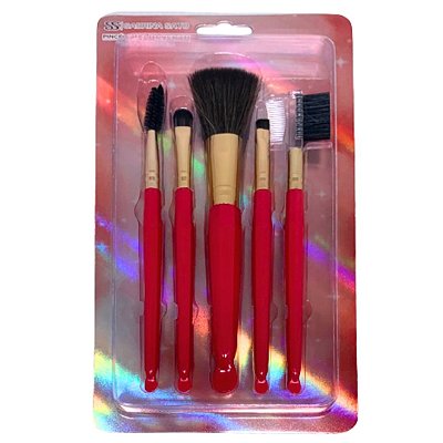 Kit com 05 Pincéis para Maquiagem Sabrina Sato SP165