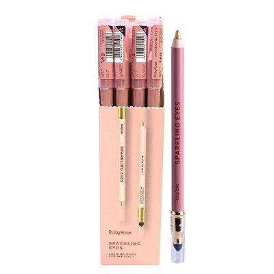 Lápis de Olho Sparkling Eyes Golden Years Ruby Rose HB-E2401-1 - Box c/ 12 unid