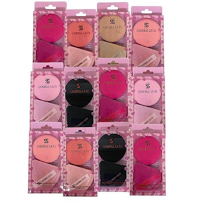 Kit com 02 Esponja Sabrina Sato SP2137 - Pcte c/ 12 unid