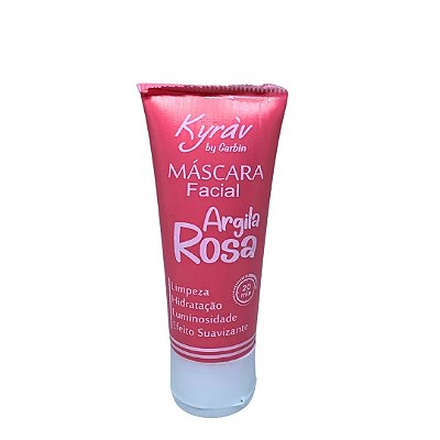 Máscara Facial Pocket Argila Rosa 30g Kyráv 797