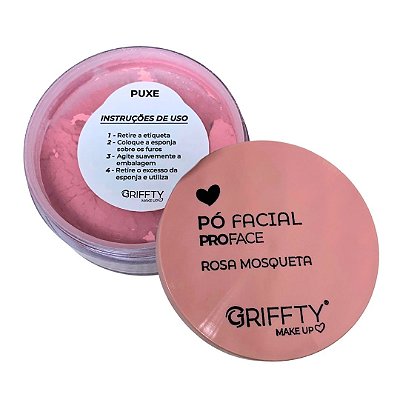 Pó Facial Rosa Mosqueta Cor 04 Griffty GF-B3040
