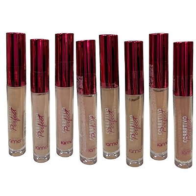 Corretivo Líquido Perfect Alta Cobertura HD Iamo YS43078 - Kit c/ 08 unid