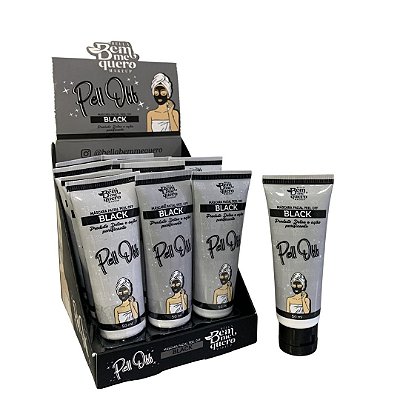 Máscara Facial Black Peel Off Bem Me Quero - Box c/ 12 unid