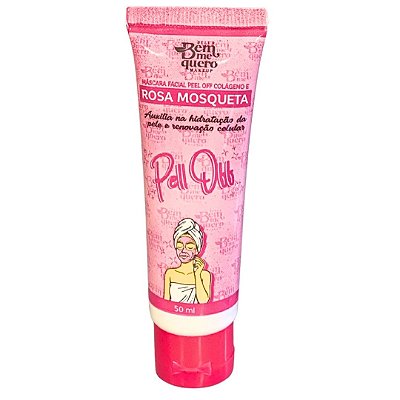 Máscara Facial Colágeno e Rosa Mosqueta Peel Off Bem Me Quero