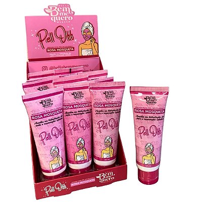 Máscara Facial Colágeno e Rosa Mosqueta Peel Off Bem Me Quero - Box c/ 12 unid