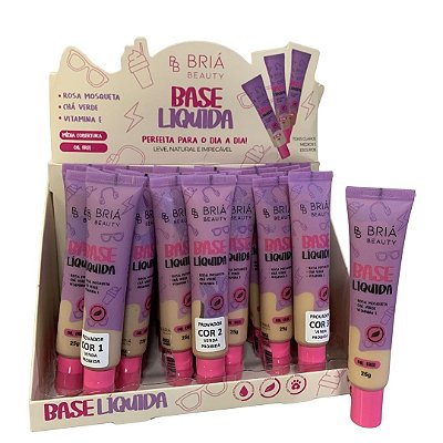 Base Líquida Box A Briá Beauty BB0070 - Box c/ 24 unid