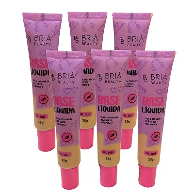 Base Líquida Box B Briá Beauty BB0070 - Kit c/ 06 unid