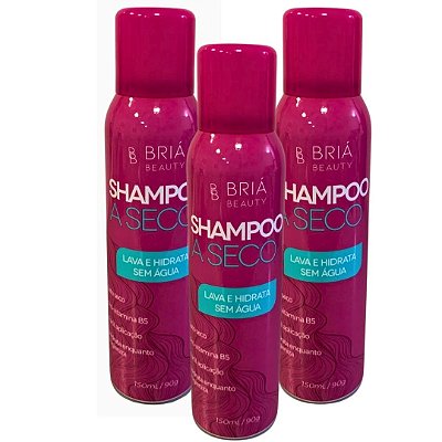 Shampoo a Seco Briá Beauty BB0110 - Kit c/ 03 unid