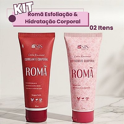 Kit Romã Esfoliação & Hidratação Corporal
