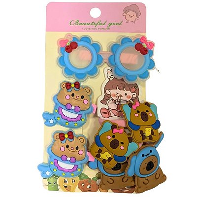 Cartela Presilhas e Xuxinhas Infantil