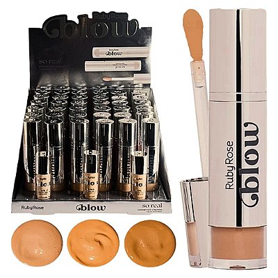 Corretivo Líquido Blow So Real G2 Ruby Rose HB-M064 - Box c/ 36 unid