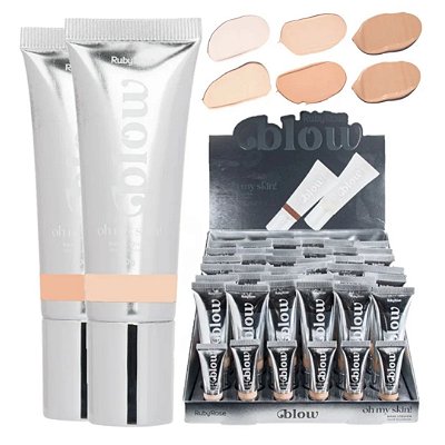 Base Líquida Blow Oh My Skin G1 Ruby Rose HB-M303 - Box c/ 36 unid