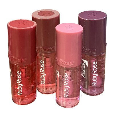 Lip Oil Fresh Lips G2 Ruby Rose HB-L6526 - Kit c/ 04 unid