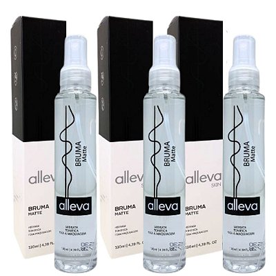 Bruma Matte Alleva AL0231 - Kit c/ 03 unid