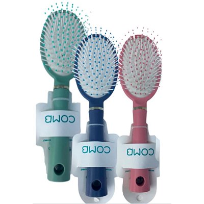 Escova de Cabelo Fashion Comb LUA185-117 - Kit c/ 03 unid