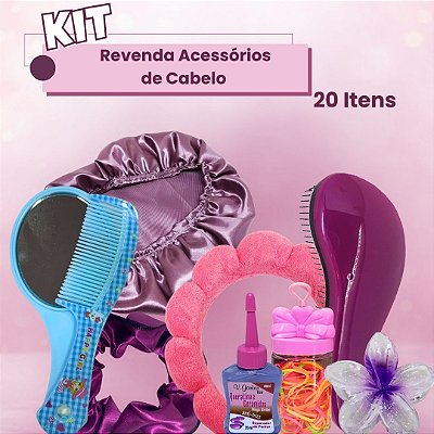 Kit Revenda Acessórios de Cabelo – Mix Lucro Garantido - 20 Itens