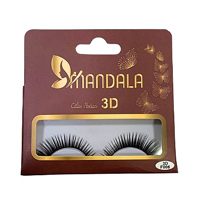 Cílios Postiços 3D F006 Mandala MC018