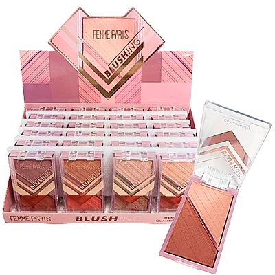 Blush Duplo Blushing Femme Paris FR054 - Box c/ 24 unid