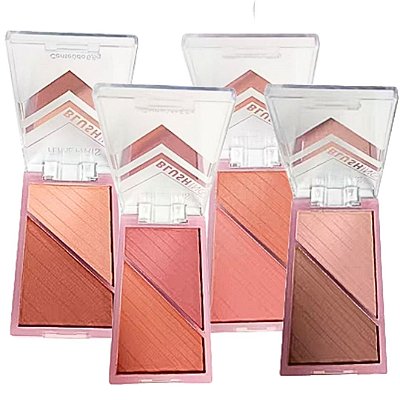 Blush Duplo Blushing Femme Paris FR054 - Kit c/ 04 unid