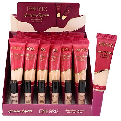 Corretivo Líquido Femme Paris FR113 - Box c/ 24 unid