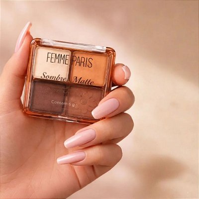 PALETA DE SOMBRAS MATTE FEMME PARIS FR126