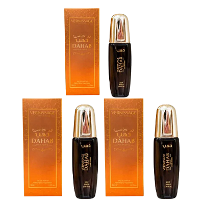 PERFUME DAHAB POUR FEMME 30ML VERNISSAGE - KIT C/ 03 UNID