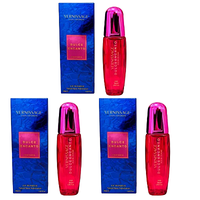 PERFUME DULCE ENCANTO POUR FEMME 30ML VERNISSAGE - KIT C/ 03 UNID