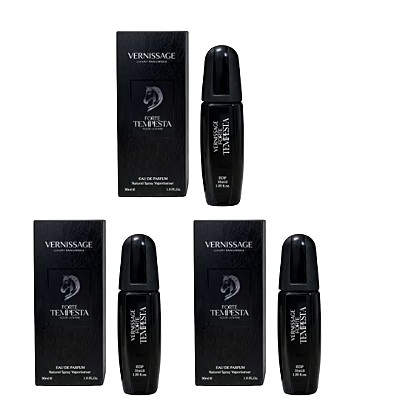 PERFUME FORTE TEMPESTA POUR HOMME 30ML VERNISSAGE - KIT C/ 03 UNID