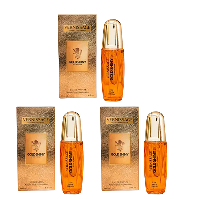 PERFUME GOLD SHINY POUR HOMME 30ML VERNISSAGE - KIT C/ 03 UNID