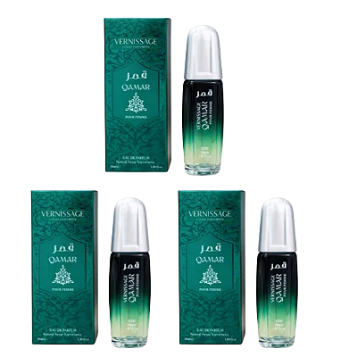 Perfume Qamar Pour Femme 30ml Vernissage - Kit C/ 03 Unid
