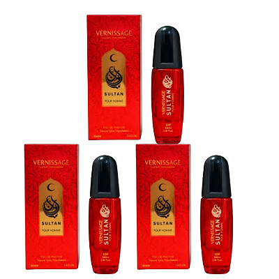 Perfume Sultan Pour Homme 30ml Vernissage - Kit C/ 03 Unid