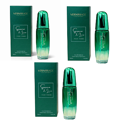 PERFUME SERENA DI LUNA POUR FEMME 30ML VERNISSAGE - KIT C/ 03 UNID
