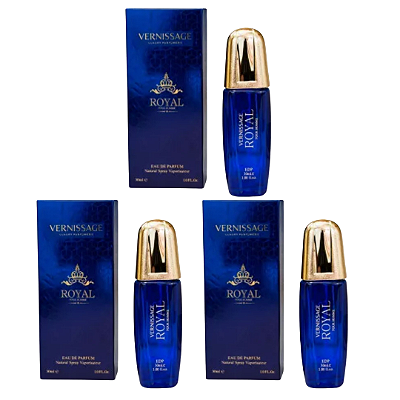 PERFUME ROYAL POUR HOMME 30ML VERNISSAGE - KIT C/ 03 UNID