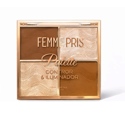 Paleta De Contorno E Iluminador Femme Paris