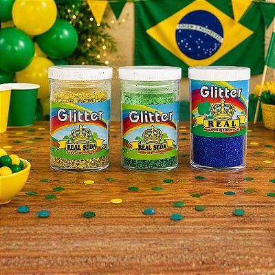 Glitter 3 Cores Copa - Kit C/ 03 Unid