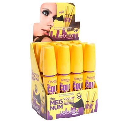 Mascara Para Cílios Meg Volum Febella MA30415 - Box c/ 12 unid