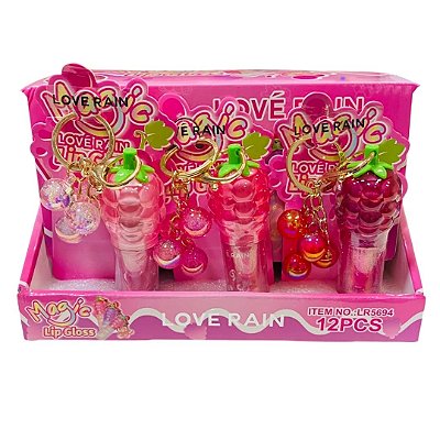 Lip Gloss Magic Chaveirinho Lové Rain LR5694 - Box c/ 12unid