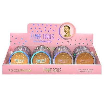 Pó Compacto Femme Paris FR200 - Box c/24unid