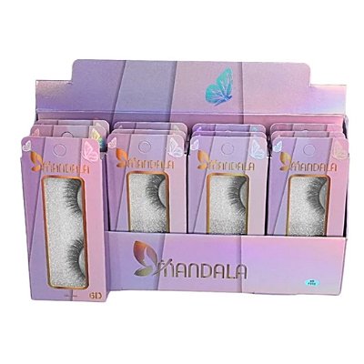 Cílios Postiço Mandala MM2009 - Box c/ 12unid