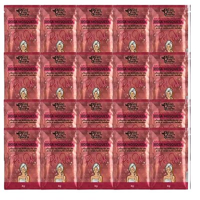 Máscara Facial Peel Off Colágeno e Rosa Mosqueta Bella Bem Me Quero - Box c/ 50 unid