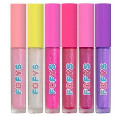 Lip Gloss Fofys Vivai 3287.1.1 - Kit c/ 06unid