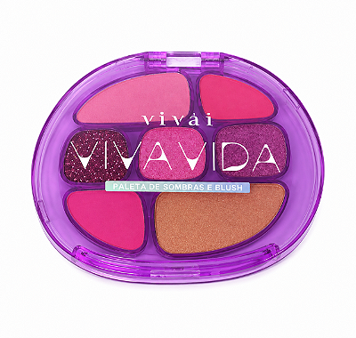 Paleta De Sombras Viva Vida Vivai 4052.1.1